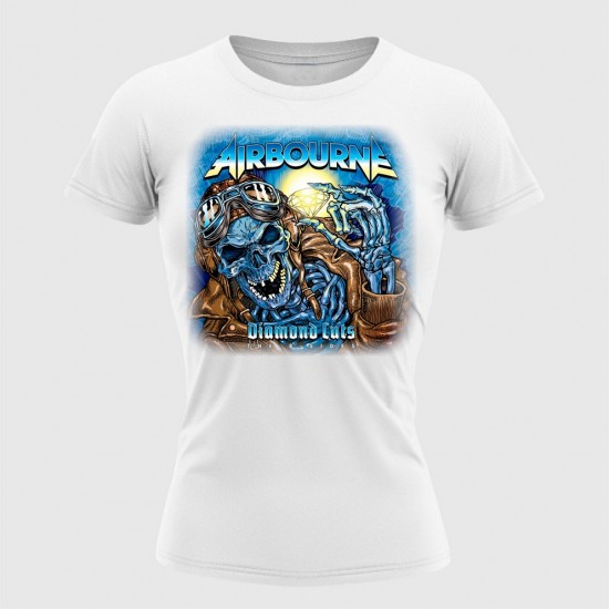 Airbourne- Diamond Cuts  Ženska Majica Bela