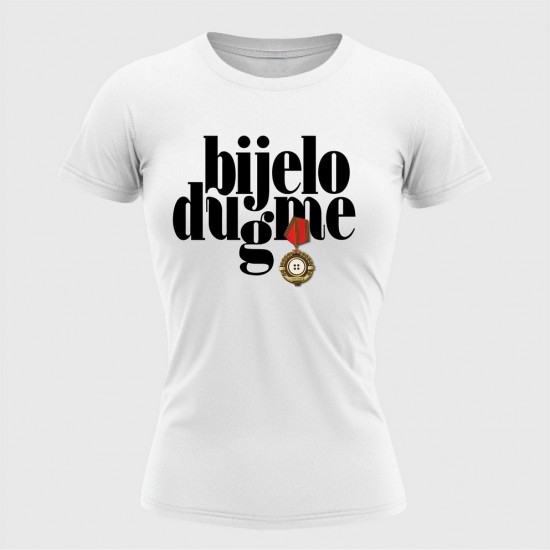 Bijelo Dugme Ženska Majica Bela