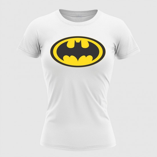 Batman Ženska Majica Bela