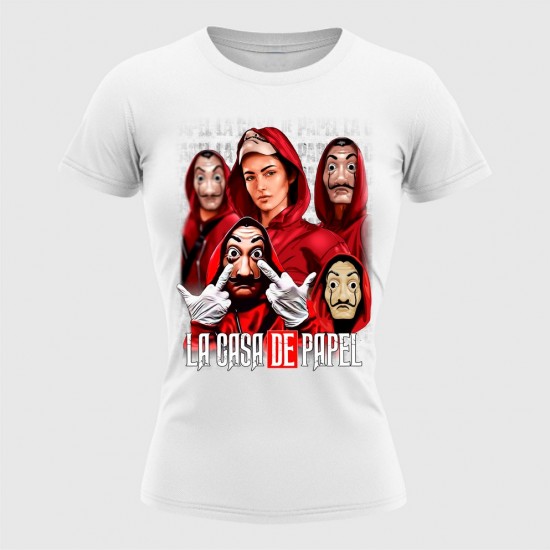 La Casa 02 Ženska Majica Bela