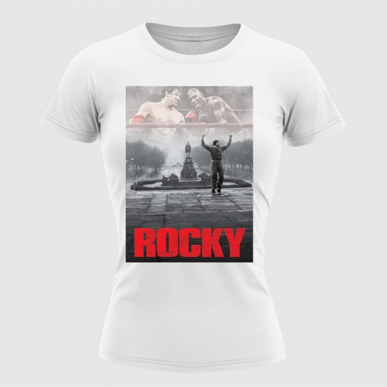 Rocky 12 Ženska Majica Bela