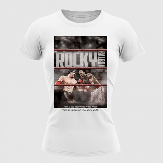 Rocky 14 Ženska Majica Bela