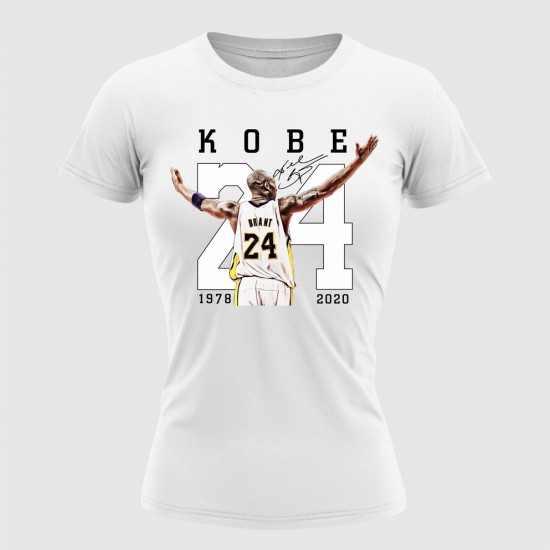 Kobe 01 Ženska Majica Bela