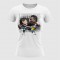 PELE MARADONA ženska majica bela
