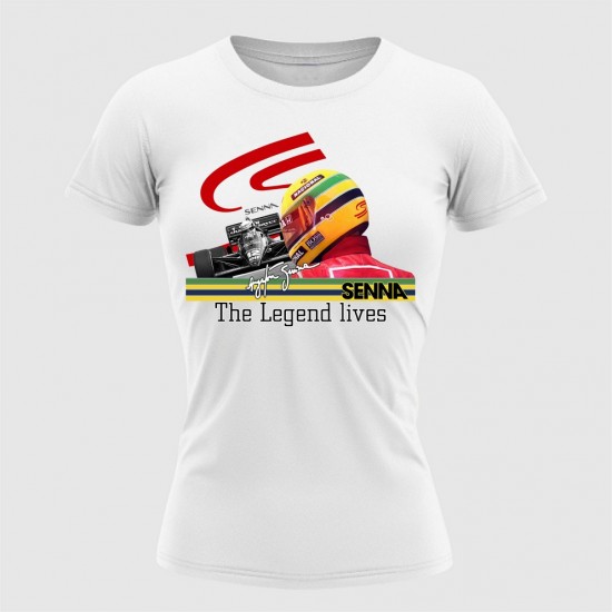 Senna 02 Ženska Majica Bela