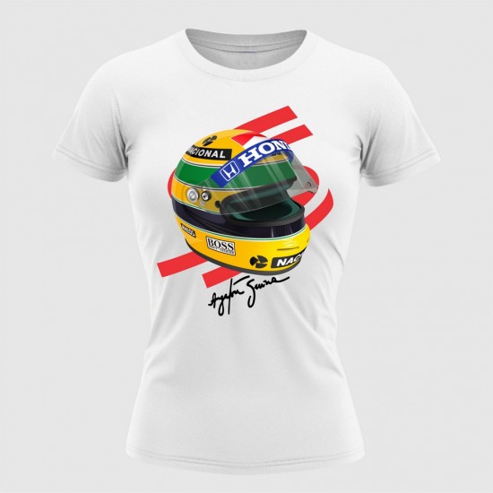 Senna 12 Ženska Majica Bela