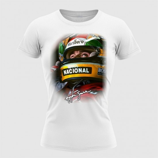 Senna 13 Ženska Majica Bela