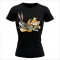 DUŠKO I LOLA 02 ženska majica crna