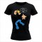 JOHNY BRAVO ženska majica crna