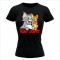 TOM I JERRY ženska majica crna