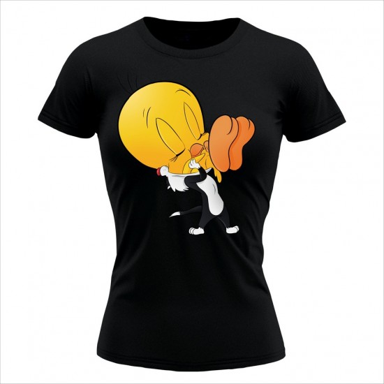 Tweety 05 Ženska Majica Crna