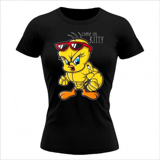 Tweety 06 Ženska Majica Crna