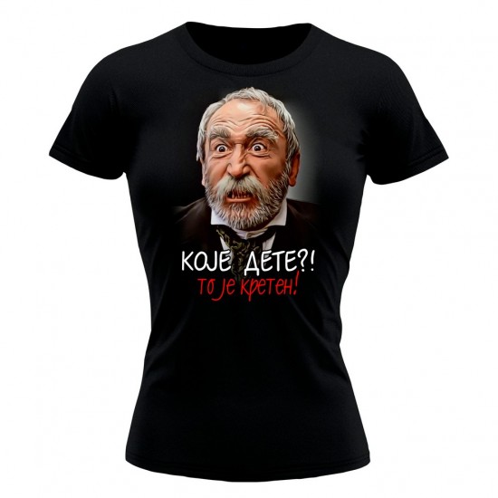 Kreten Ženska Majica Crna