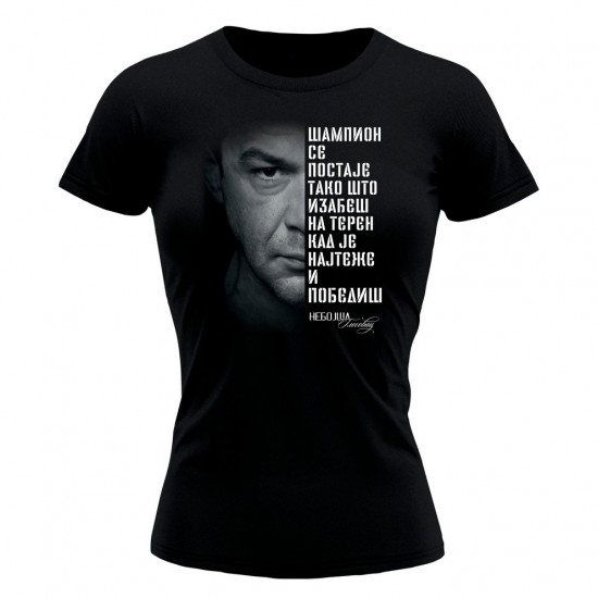 Sampion 03 Ženska Majica Crna