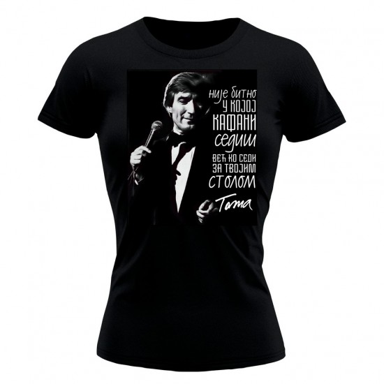 Toma Nije Bitno Ženska Majica Crna