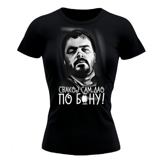 Svakoj Sam Dao Ženska Majica Crna