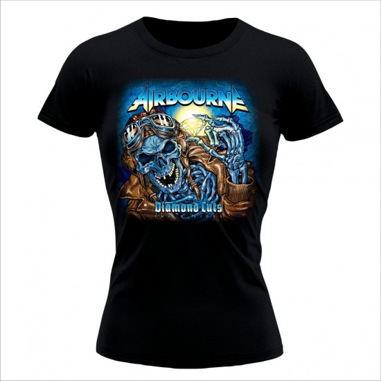 Airbourne- Diamond Cuts  Ženska Majica Crna