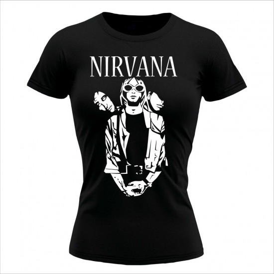 Nirvana 2  Ženska Majica Crna