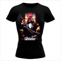 COCKFATHER ženska majica crna