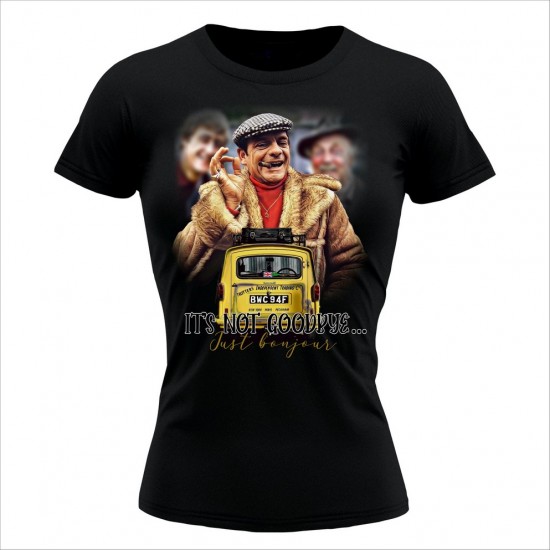 Del Boy Bonjour Ženska Majica Crna