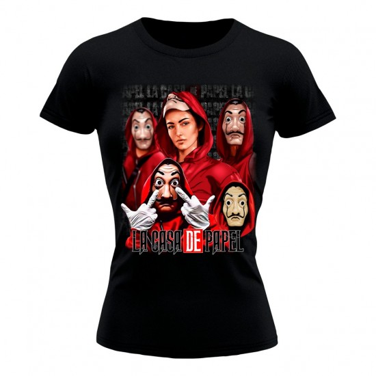 La Casa 02 Ženska Majica Crna