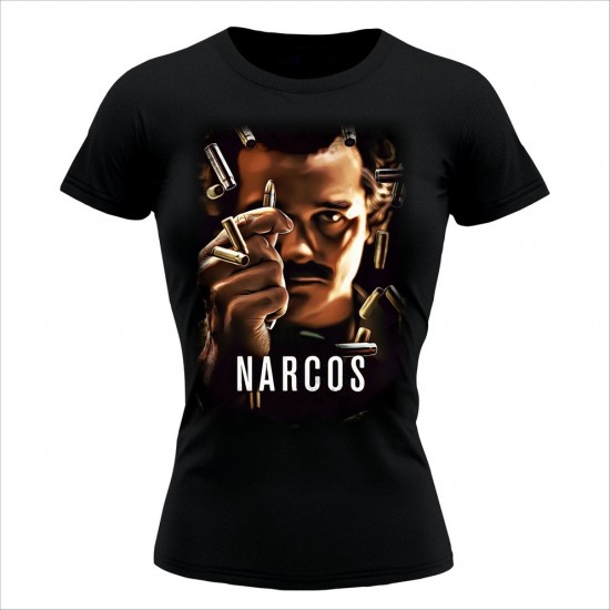 Narcos 03 Ženska Majica Crna