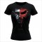 PUNISHER 03 ženska majica crna