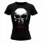 PUNISHER 05 ženska majica crna