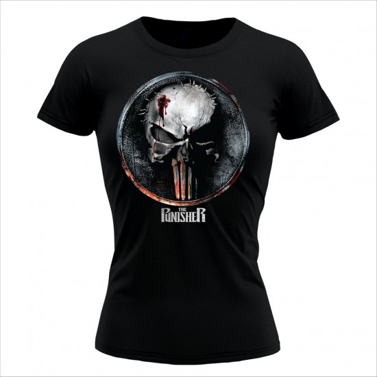 Punisher 06 Ženska Majica Crna