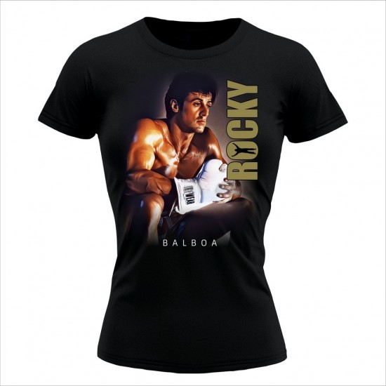 Rocky 08 Ženska Majica Crna