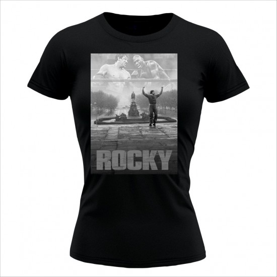 Rocky 12 Ženska Majica Crna