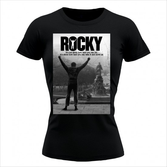 Rocky 13 Ženska Majica Crna