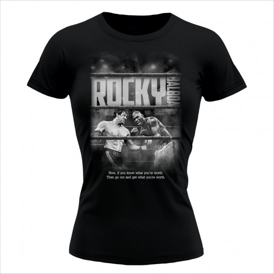 Rocky 14 Ženska Majica Crna