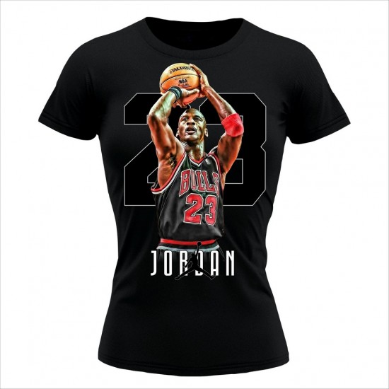Jordan 01 Ženska Majica Crna