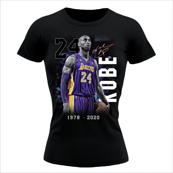 Kobe 02 Ženska Majica Crna