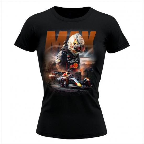 Max Verstappen 4 Ženska Majica Crna