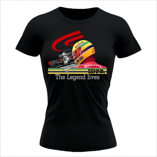 Senna 02 Ženska Majica Crna