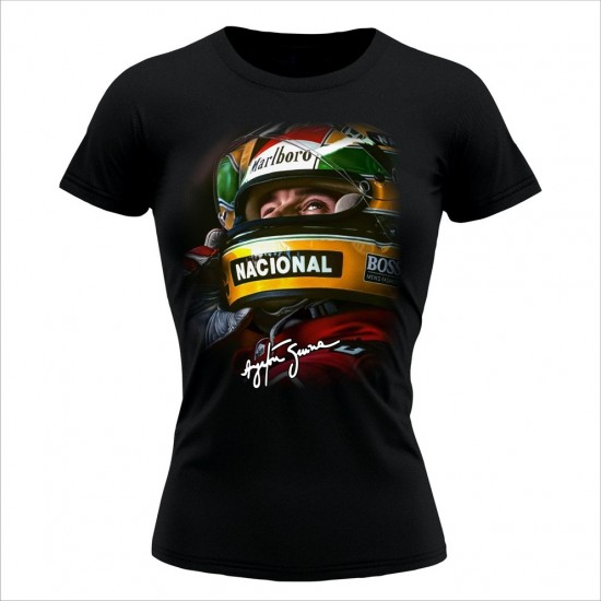 Senna 13 Ženska Majica Crna