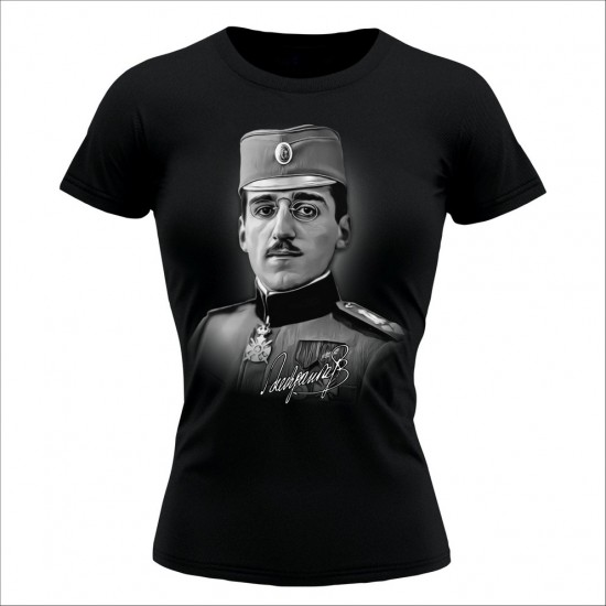 Aleksandar I Ženska Majica Crna