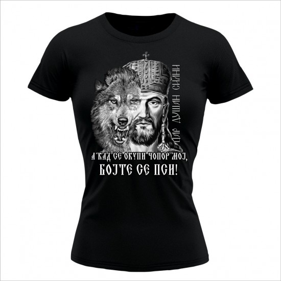 Dušan Silni 06 Ženska Majica Crna