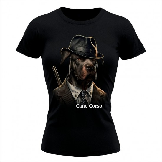Cane Corso 07 Ženska Majica Crna