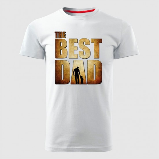BEST DAD muška majica bela