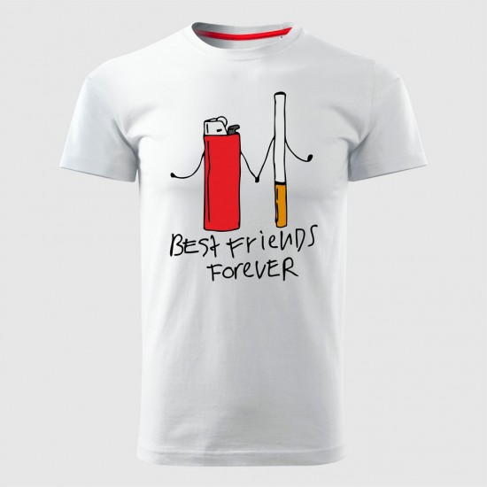 BEST FRIENDS muška majica bela