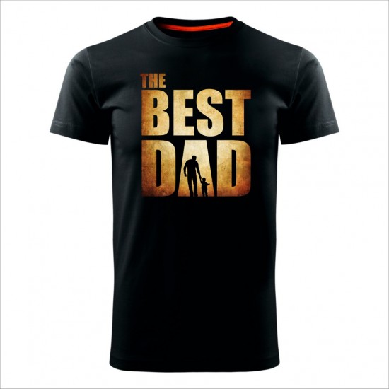 BEST DAD muška majica crna