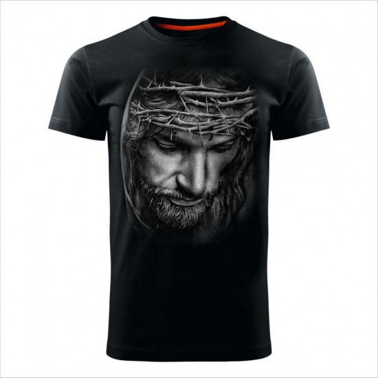 Jesus Muška Majica Crna - Slim Veličina L Jesus Muška Majica Crna - Slim Veličina L