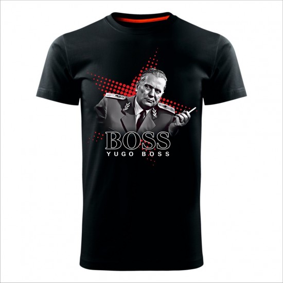 YUGO BOSS muška majica crna