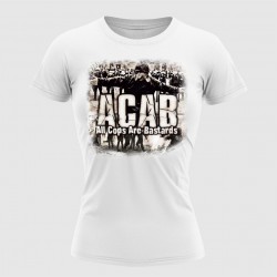 ACAB 02 ženska majica bela