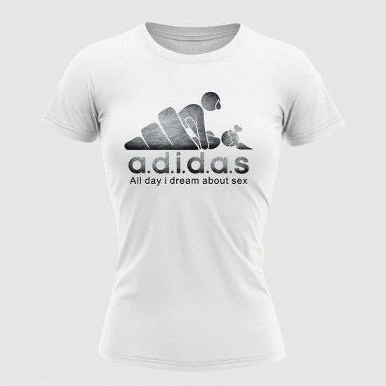 ADIDAS ženska majica bela