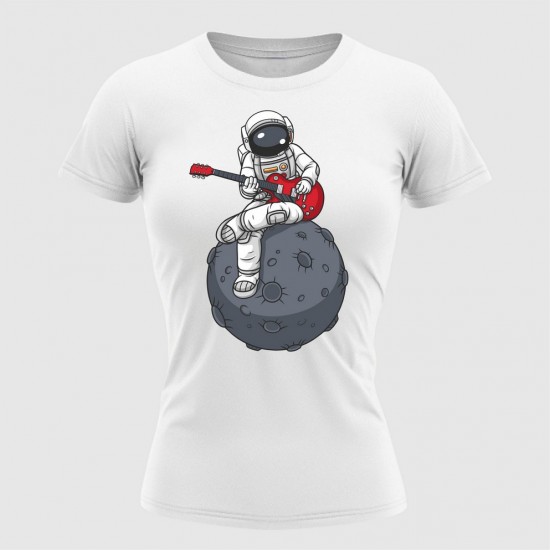 ASTRO GITARA ženska majica bela