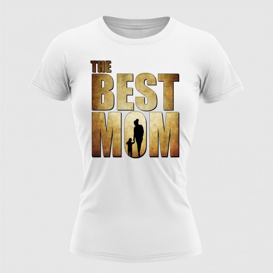 BEST MOM ženska majica bela